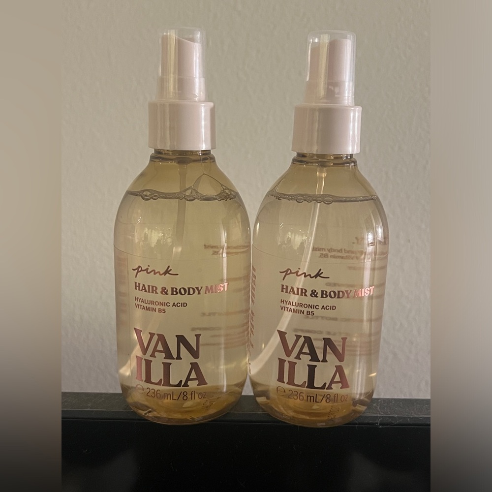 Victoria's Secret PINK Vanilla Mist 8floz X2 for hair & body